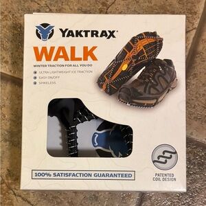 NIB Yaktrax Walk unisex Ice Cleats sz S